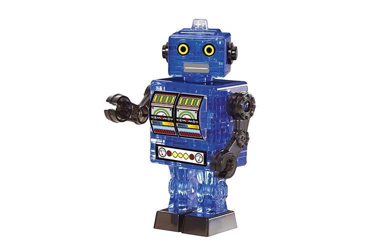 3D CRYSTAL | ROBOT (BLUE)