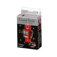 3D CRYSTAL | TIN ROBOT (RED)
