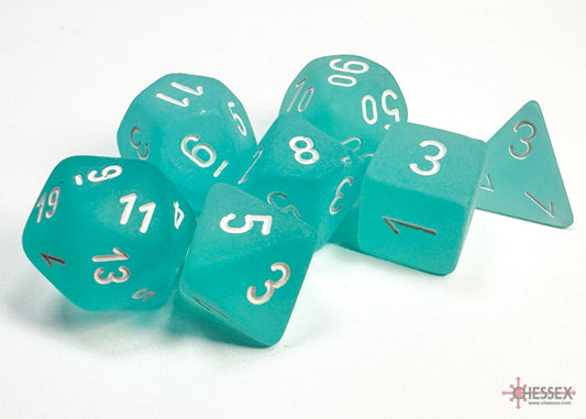 CHESSEX 7 DICE SET | FROSTED