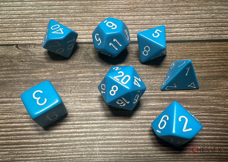 CHESSEX 7 DICE SET | OPAQUE
