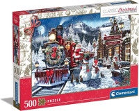 CLE 500 PC TRAIN STATION WITH SANTA