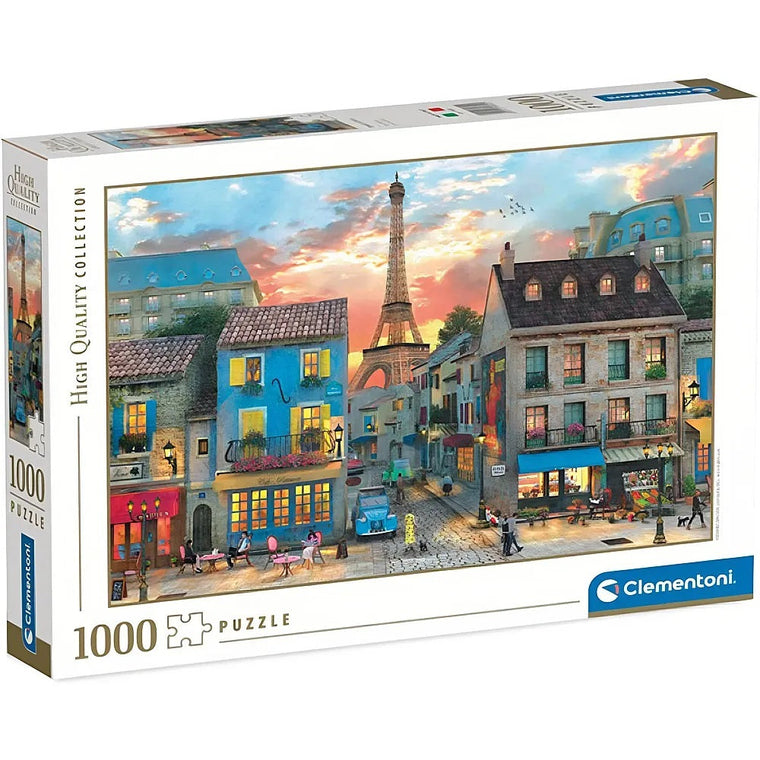 CLEMENTONI - STREETS OF PARIS 1000pc (HQC)
