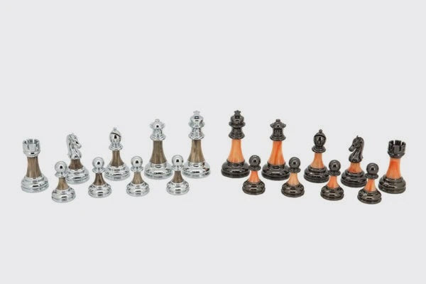 DAL ROSSI | CHESS PIECES - METAL/MARBLE FINISH