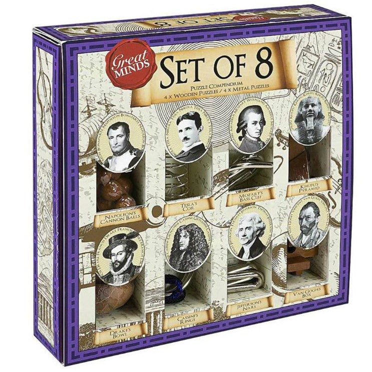GREAT MINDS | PUZZLE SET OF 8