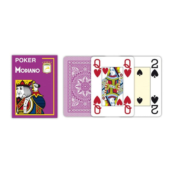 MODIANO CARDS | POKER LARGE PRINT 100% PLASTIC