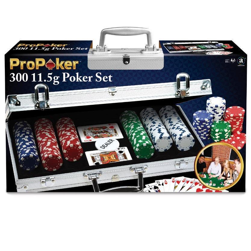 POKER SET | 300PC 11.5G CHIPS - ALUMINIUM CASE