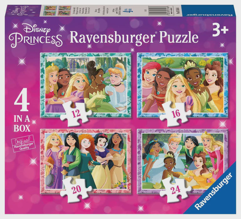 RB (3+) 4 X 12/16/20/24 PC | DISNEY PRINCESS - BE WHO YOU WANT TO BE!