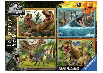 RB (5+) 100 PC x4 | JURASSIC WORLD PUZZLE