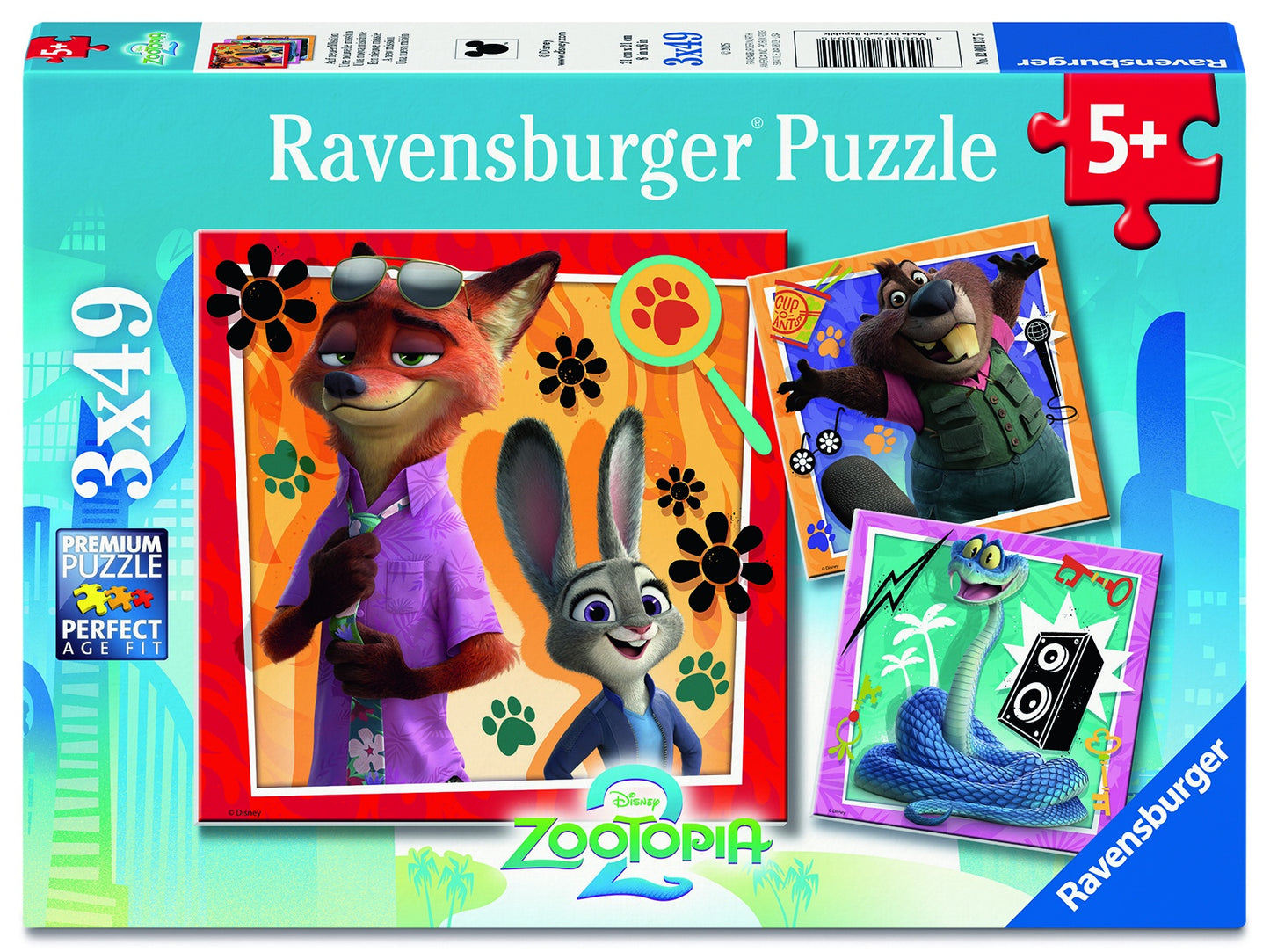 RB (5+) 3X49 PC ZOOTOPIA 2-A NEW MISSION