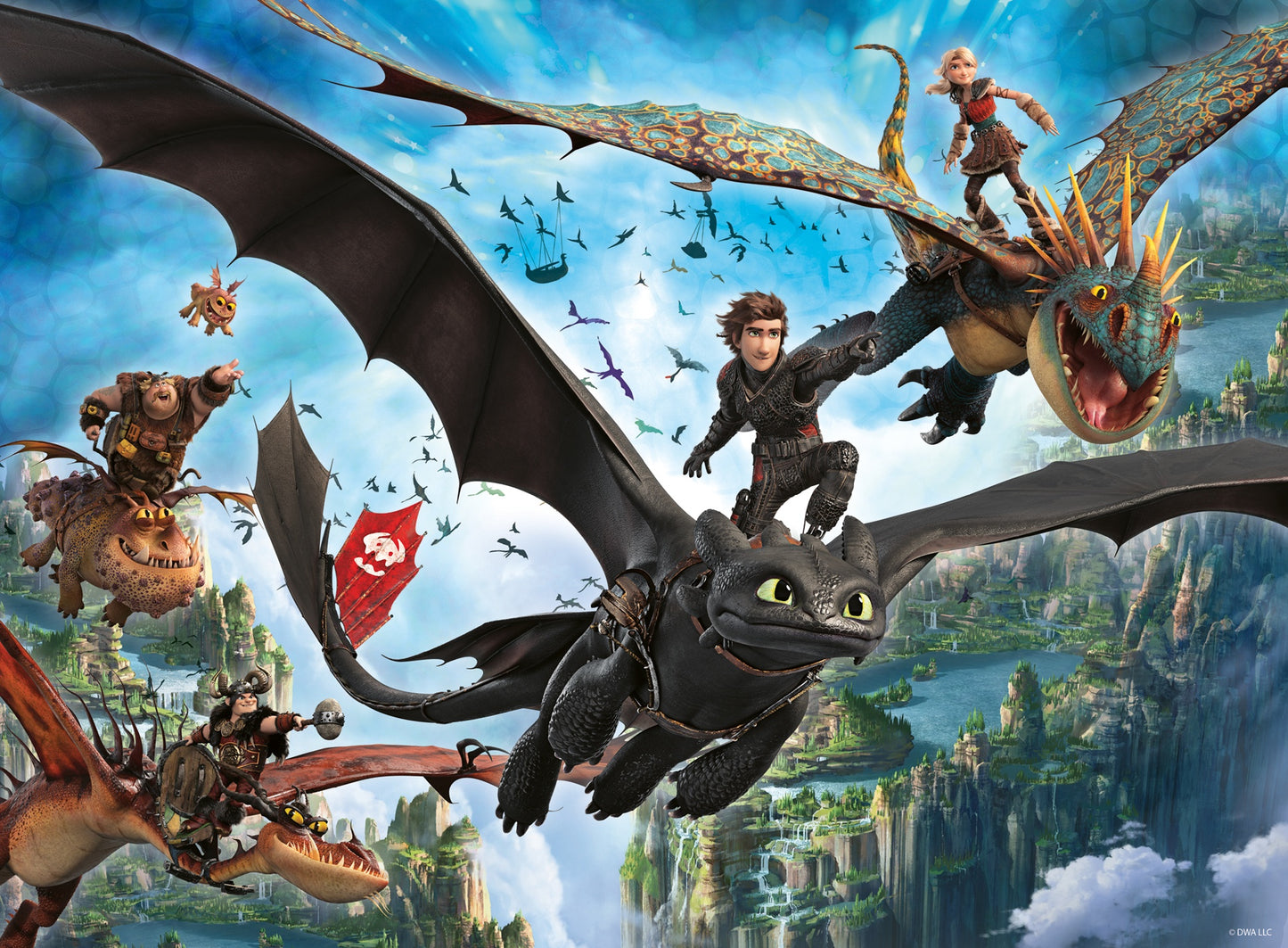 RB (6) 100 PC DRAGONS & HEROES