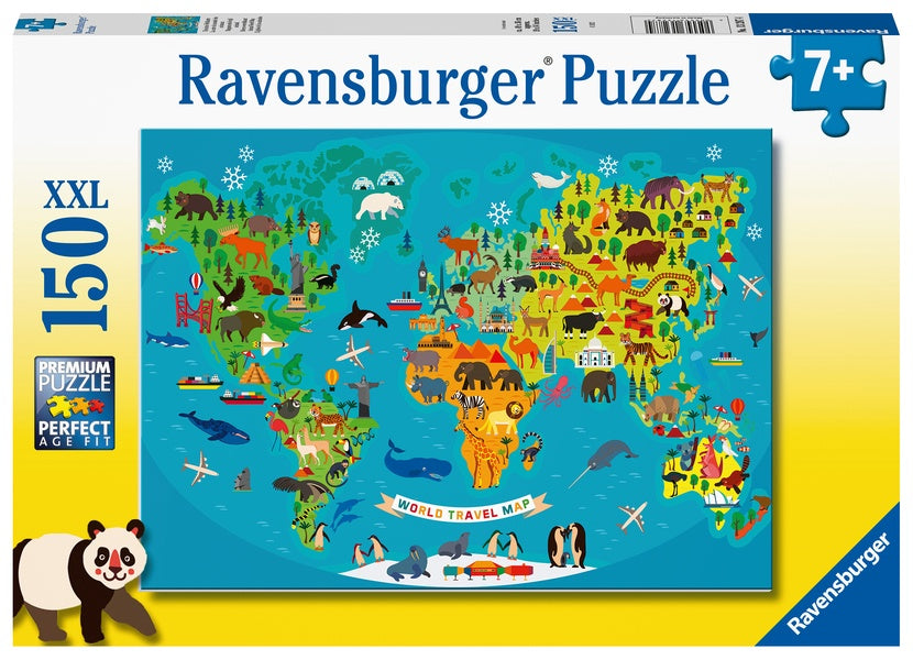 RB (7+) 150 PC | ANIMAL WORLD MAP