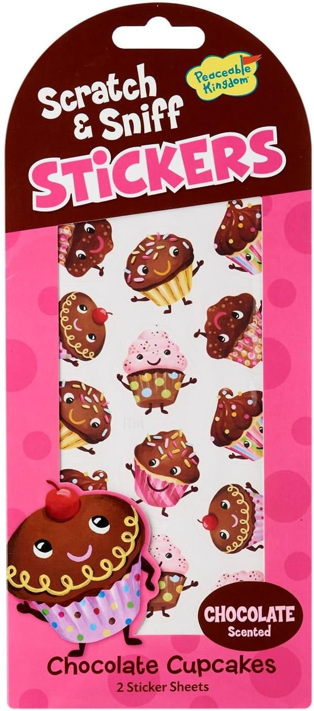 STICKERS | SCRATH & SNIFF - CHOCOLATE CUPCAKES