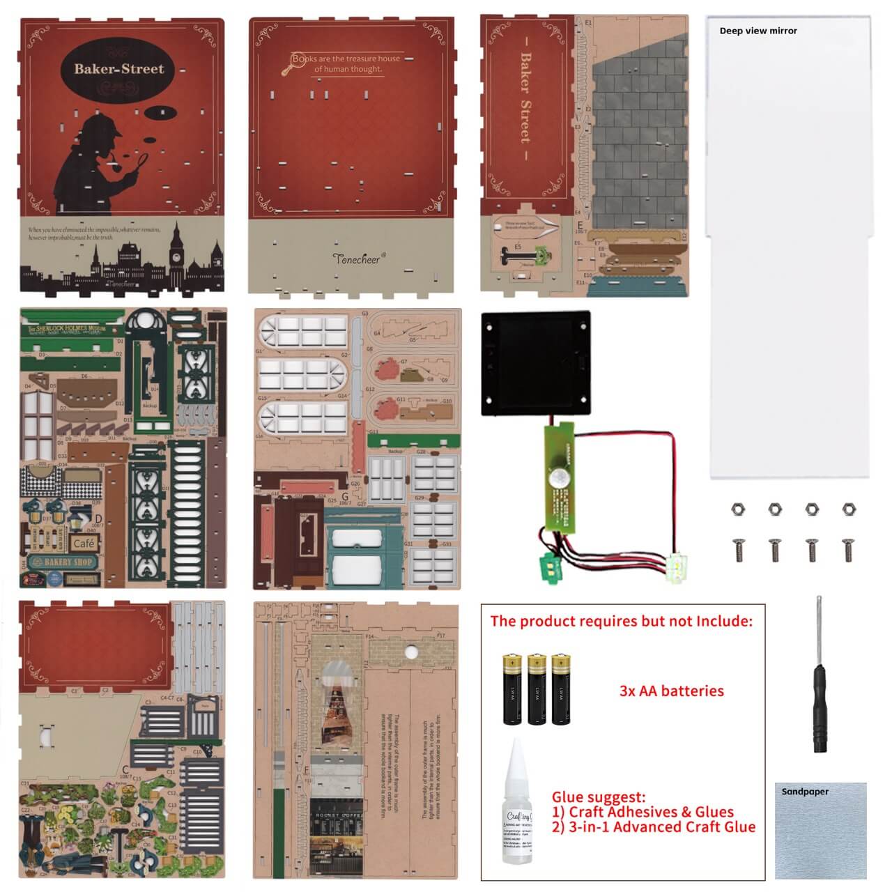 TONECHEER | BOOK NOOK - BAKER STREET