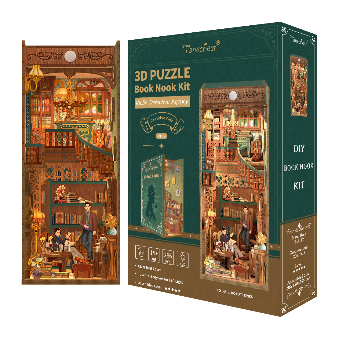 TONECHEER | BOOK NOOK - VIOLIN DETECTIVE AGENCY