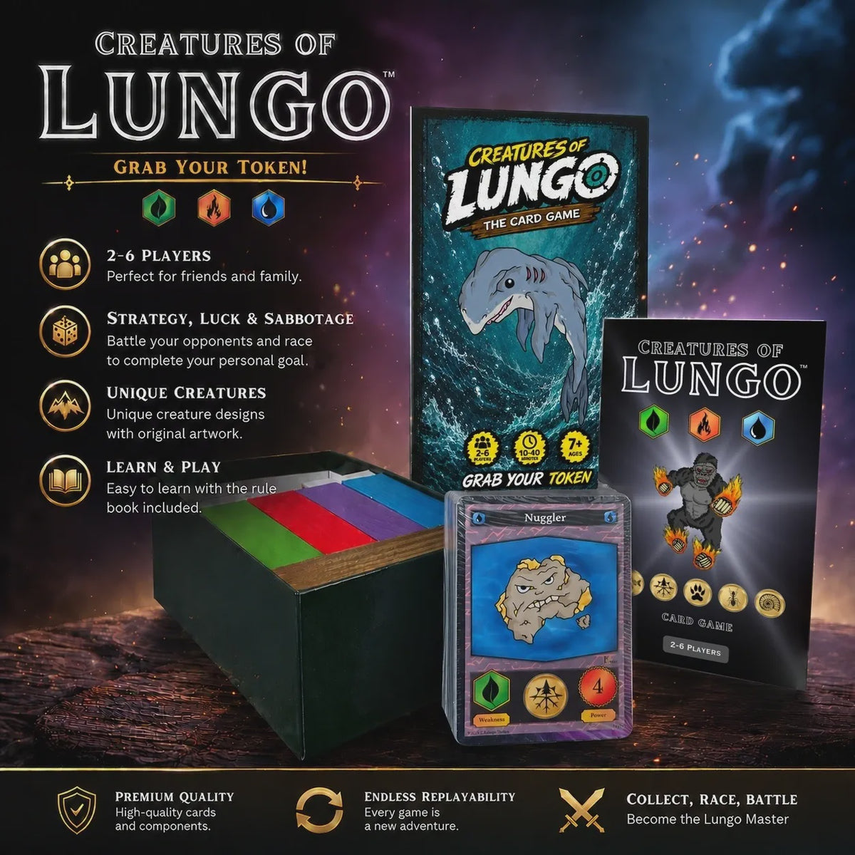 CREATURES OF LUNGO - THE CARD GAME