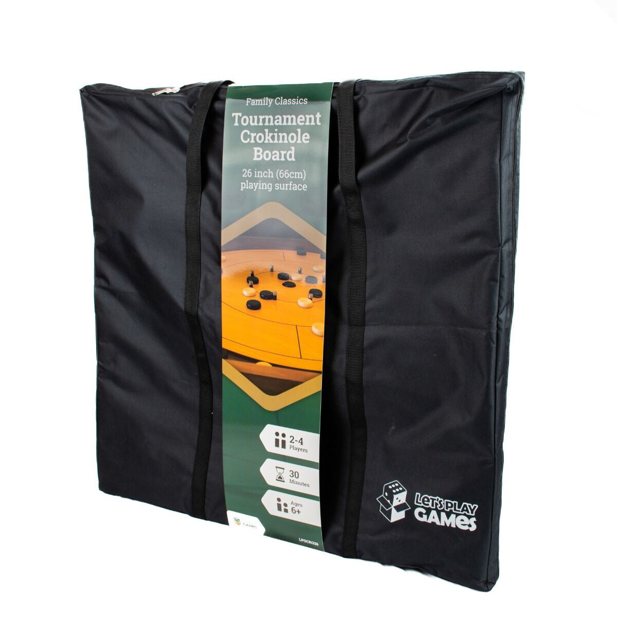 CROKINOLE | TOURNAMENT BOARD & CARRY BAG