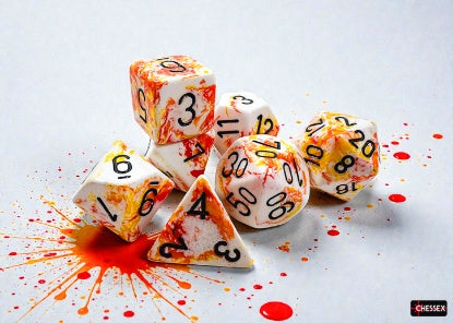 CHESSEX 7 DICE SET | BRUSH