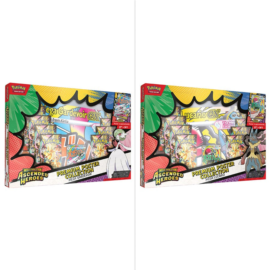 POKEMON TCG | PREMIUM POSTER COLLECTION - MEGA EVOLUTIONS: ASCENDED HEROES