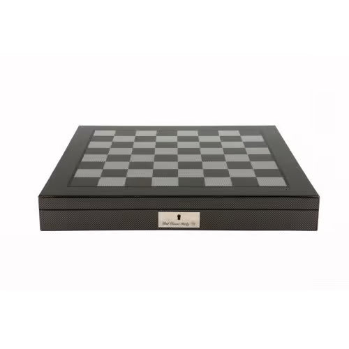 DAL ROSSI | CHESS BOX - 16" BLACK/WHITE PU LEATHER