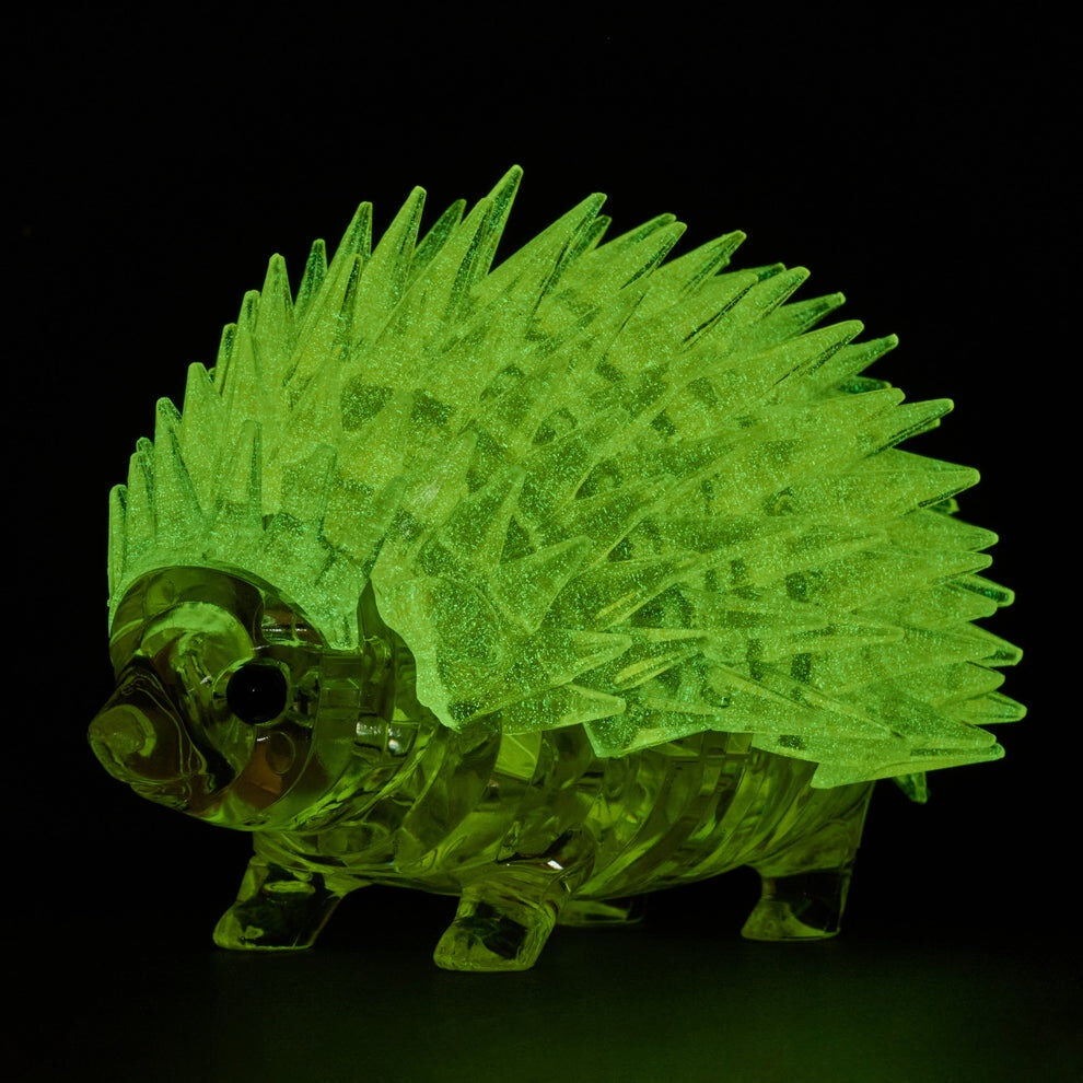 3D CRYSTAL | HEDGEHOG (GLOW IN THE DARK)