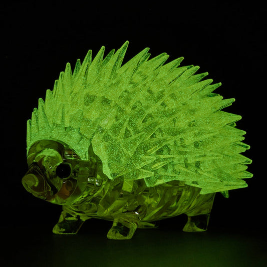 3D CRYSTAL | HEDGEHOG (GLOW IN THE DARK)