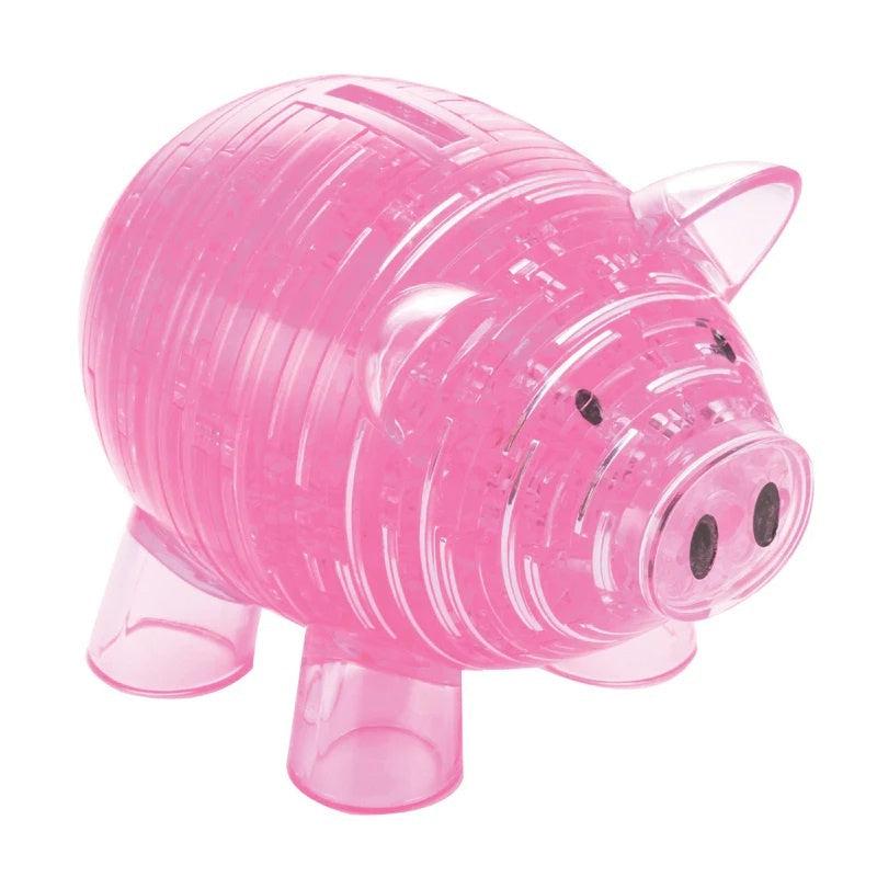 3D CRYSTAL | PIGGY BANK (PINK)