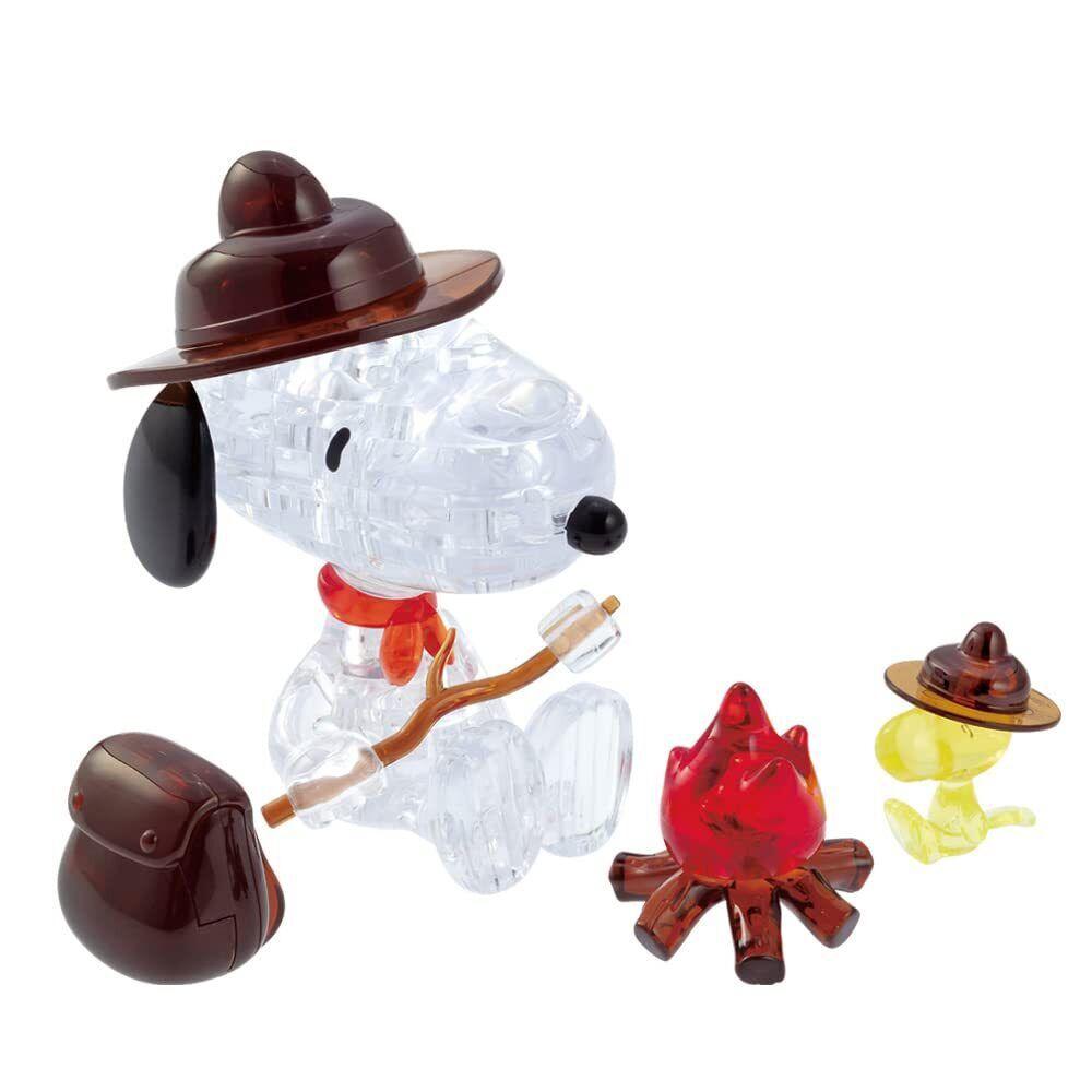 3D CRYSTAL PUZZLE - SNOOPY CAMPING