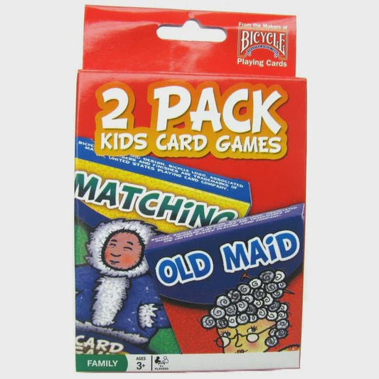 BICYCLE CARDS | KIDS 2 PACK RED