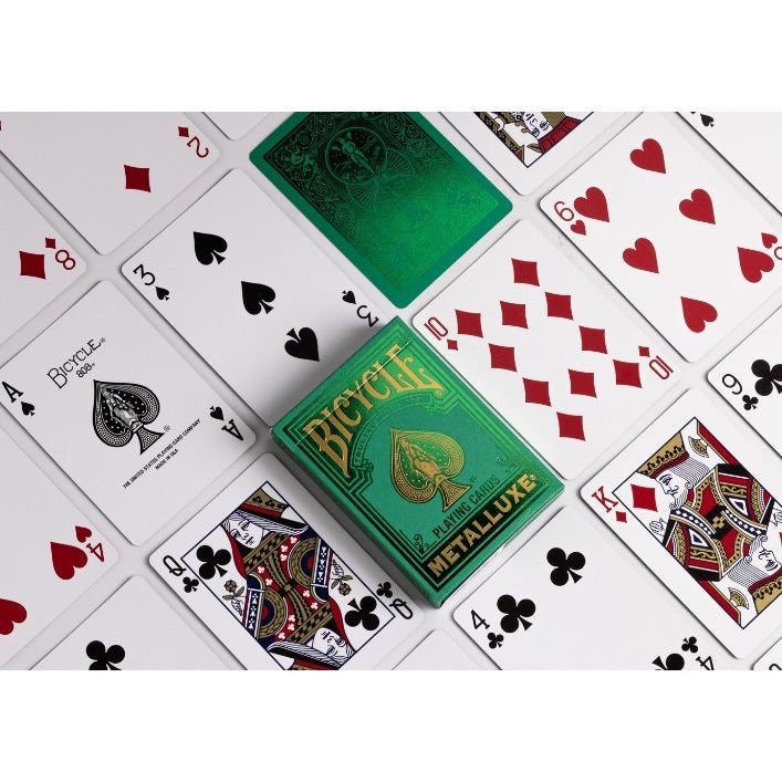 BICYCLE CARDS | METALLUXE GREEN