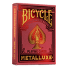 BICYCLE METALLUXE RED PLAYING CARDS