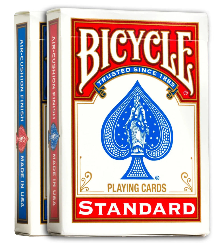BICYCLE POKER: RED/BLUE STANDARD PLAYING CARDS