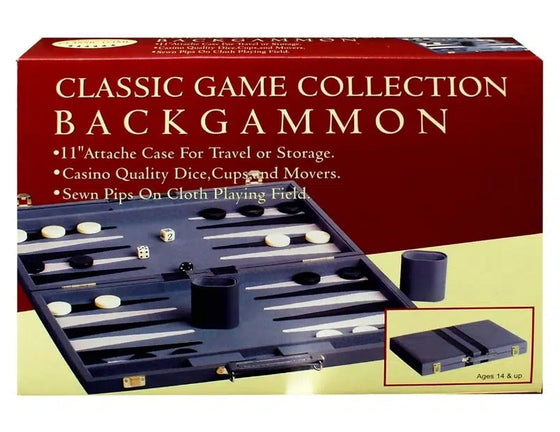 Backgammon Set 11 Inch Vinyl - Hansen Classic Games