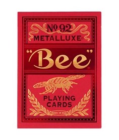 Bicycle Playing Cards Metalluxe Red