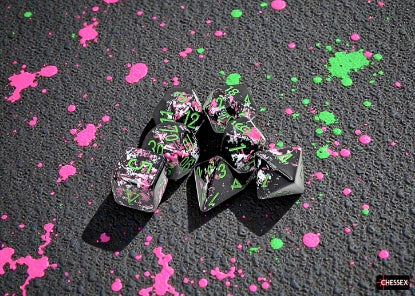 CHESSEX 7 DICE SET | BRUSH