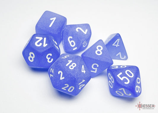 CHESSEX 7 DICE SET | FROSTED