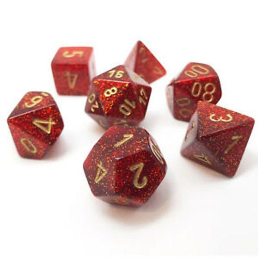 CHESSEX 7 DICE SET | GLITTER