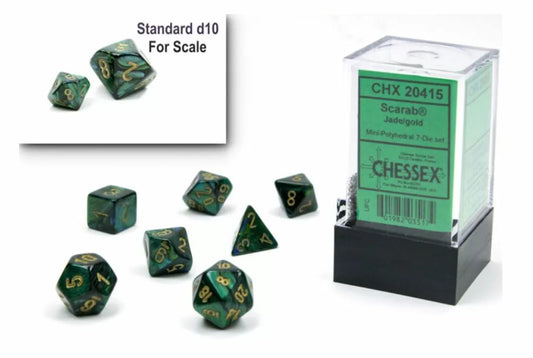 CHESSEX 7 DICE SET MINI | SCARAB