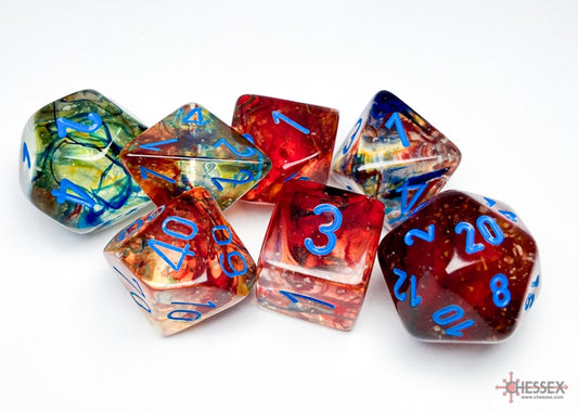 CHESSEX 7 DICE SET | NEBULA