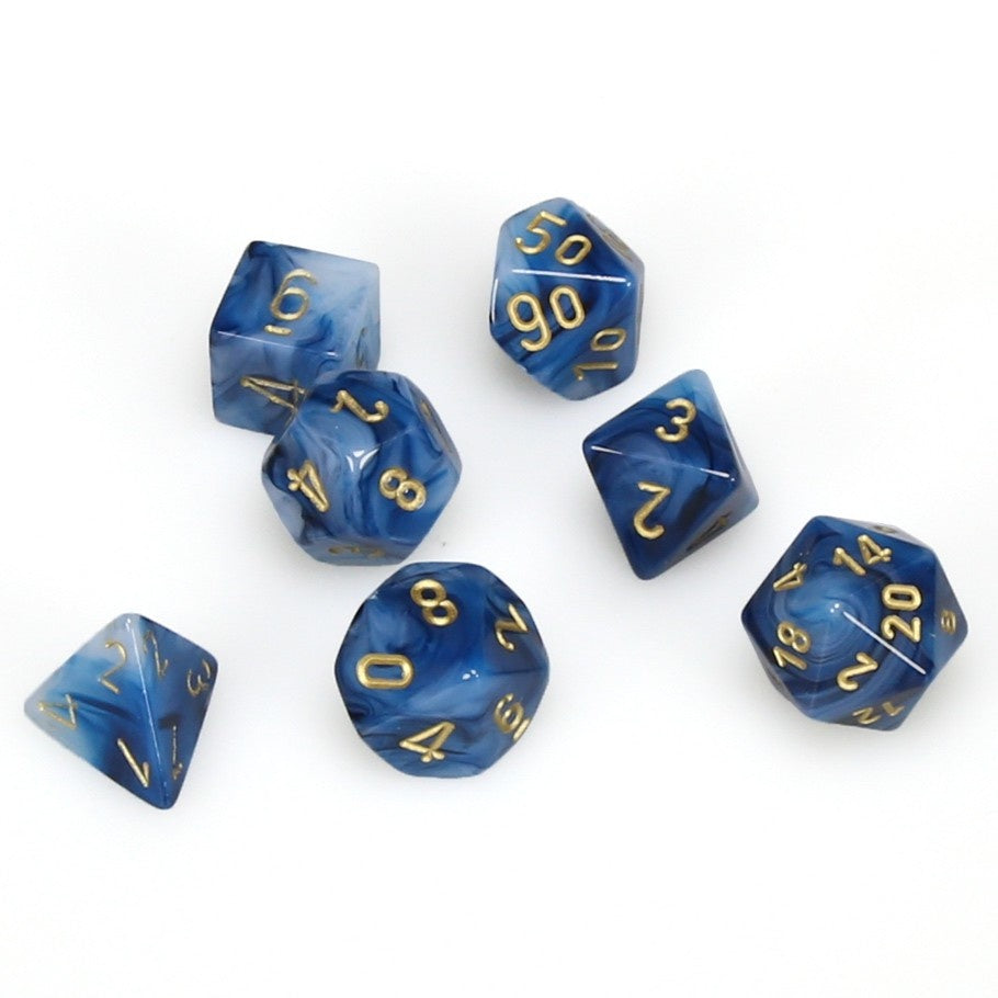 CHESSEX 7 DICE SET | PHANTOM