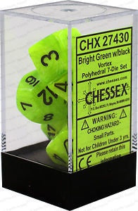 CHESSEX 7 DICE SET | VORTEX