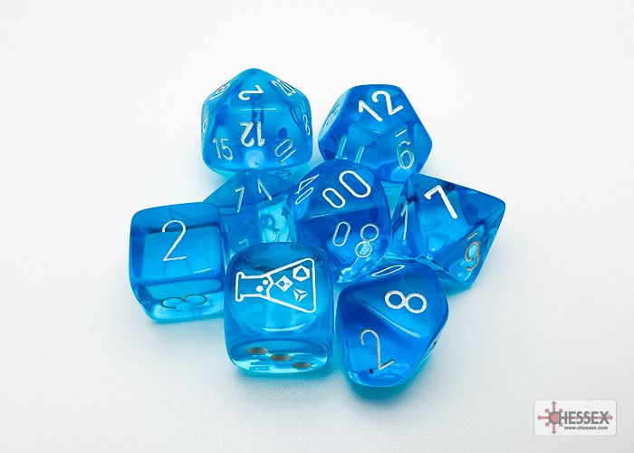 CHESSEX 8 DICE SET | LAB DICE