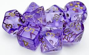 CHESSEX 8 DICE SET | LAB DICE