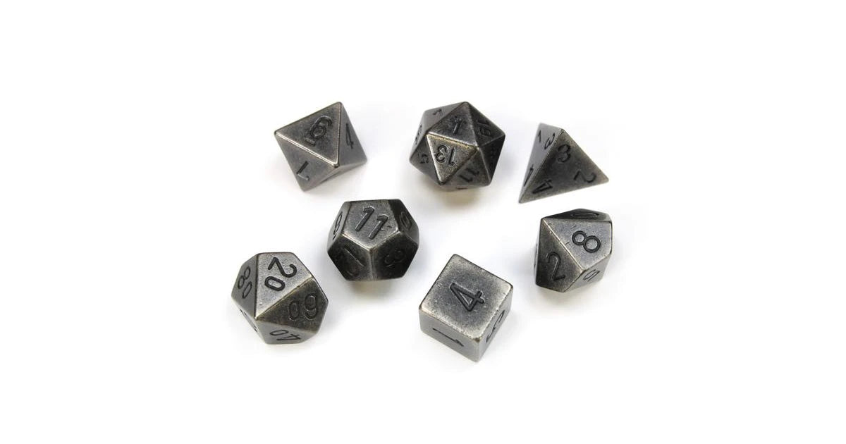 CHESSEX 8 DICE SET | METAL