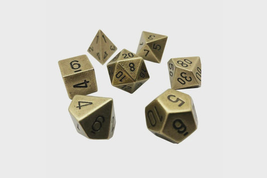 CHESSEX 8 DICE SET | METAL
