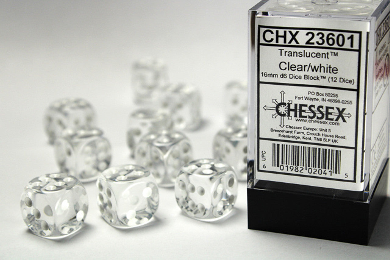 CHESSEX D6 16mm (12PC)