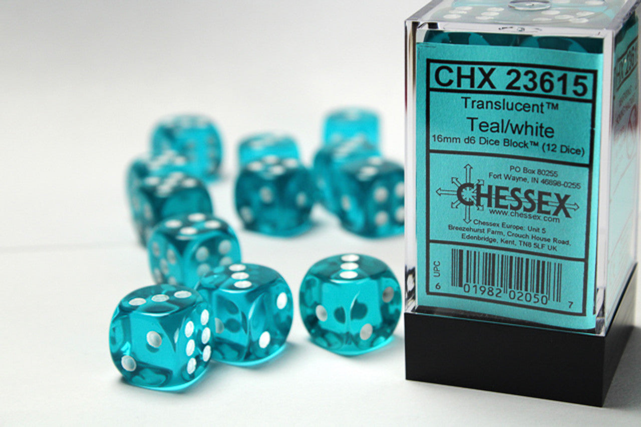CHESSEX D6 16mm (12PC)