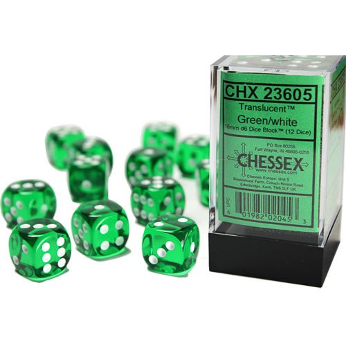 CHESSEX D6 16mm (12PC)