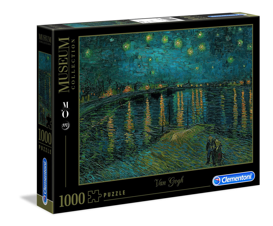 CLEMENTONI - STARRY NIGHT RHONE (VAN GOGH) 1000pc (MUSEUM)