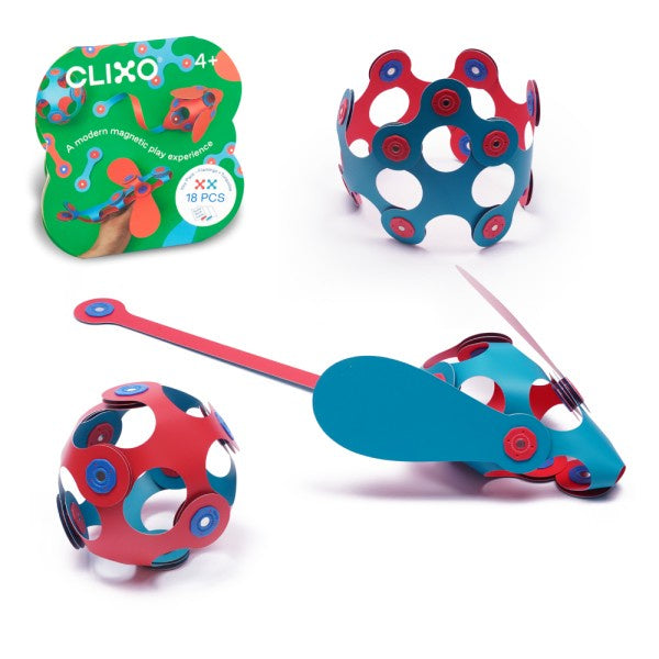 CLIXO ITSY PACK (FLAMINGO/TURQUOISE