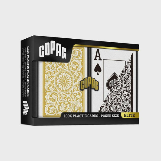 COPAG | 2 PACK - STANDARD SIZE WITH JUMBO INDEX (100% PLASTIC)